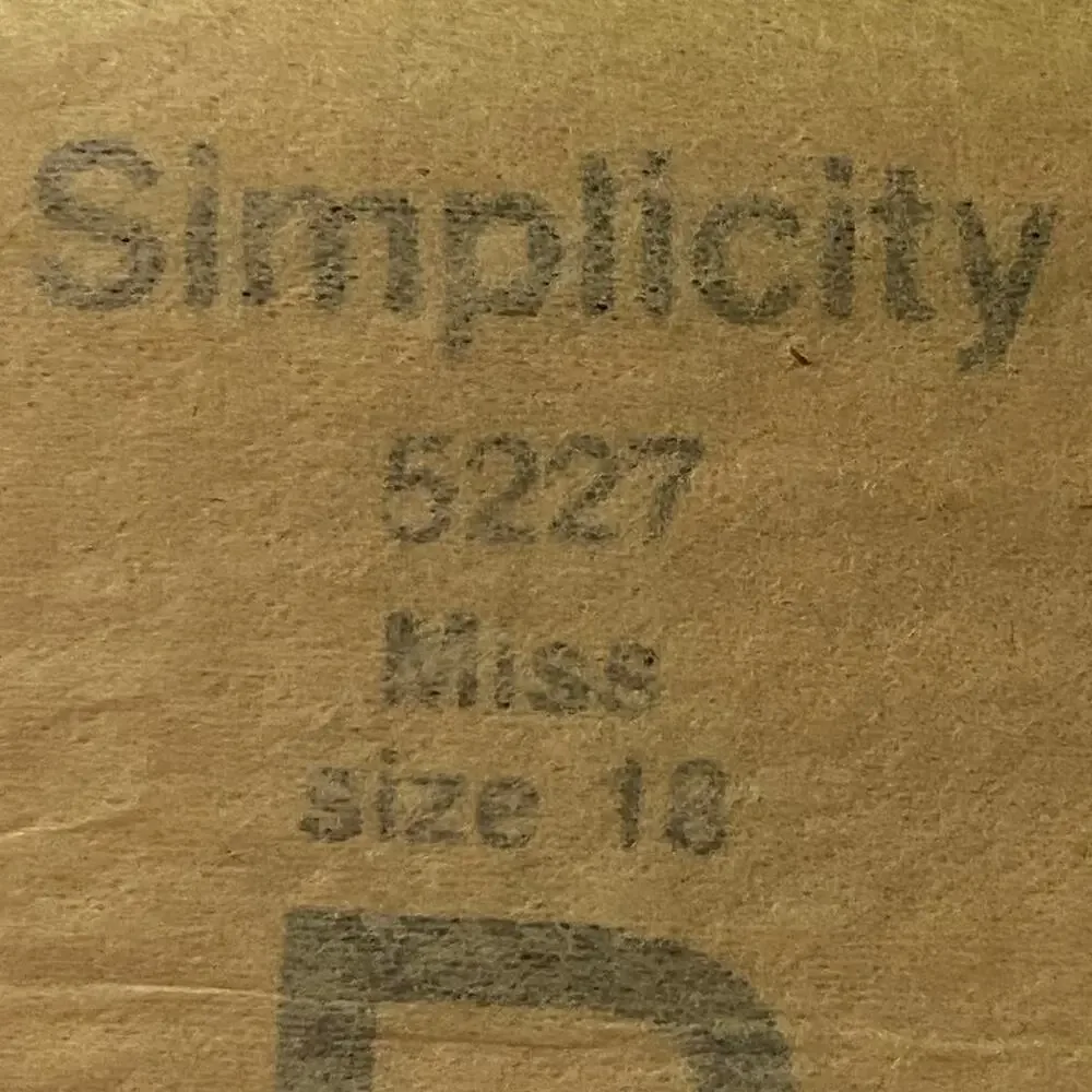Simplicity 5227 jumper